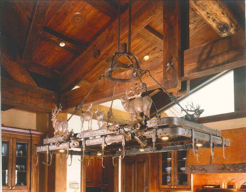 Hand Forged Pot Rack